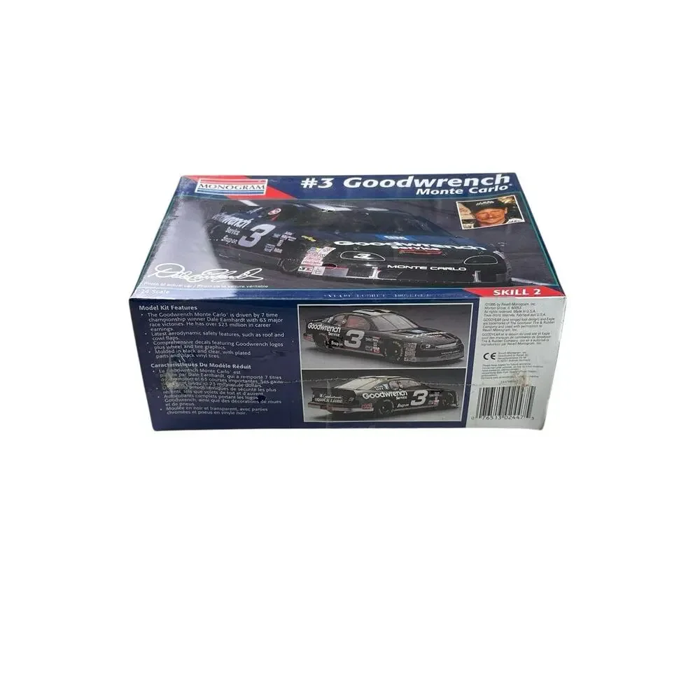 Monogram Goodwrench Monte Carlo #3 Dale Earnhardt Chevy Sealed 1/24 NASCAR Race